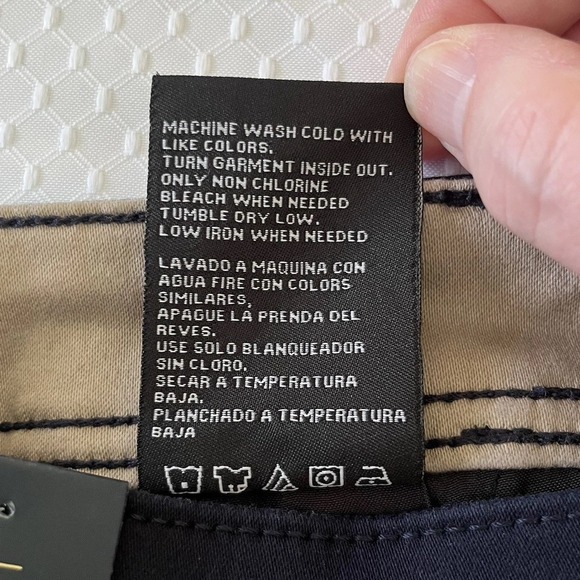 Marc Asher Men's Shorts Size 30" Navy Blue Superior Stretch Slim Fit Pockets NWT - Picture 11 of 11